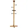 HXGL-Hanger Solid Wood Childrens Coat Rack Bedroom Floor Racks Modern Minimalist Cartoon Creative Hangers Children Clothes Rack (Color : Wood)
