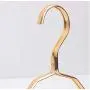 10pcs Random Color Thicker Space Aluminum Hangers, Home Seamless Hanger Anti-Slip Drying Racks, Luxurious Windproof Dress Clothes Hanger