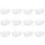 Sterilite 16448012 16 Quart/15 Liter Storage Box, White Lid with Clear Base, 12-Pack Sterilite 16448012 16 Quart/15 Liter Storage Box, White Lid with Clear Base, 12-Pack