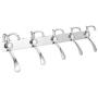 Syrace Wall Mount Coat Hook Chrome Finish Coat Robe Hat Clothes Hanger Towel Rack, Can Also Use As Nail-Free Utensil Coat Hooks 2 Pack