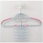 5pcs Random Color Tie Scarf Scarves Hanger Clothes Racks Multi-Layer Fish Skeleton Storage Rack Hanging Coat Organizer Holder