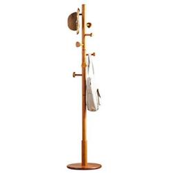 Moolo Coat Rack,Modern Minimalist Home Floor-Standing Solid Wood Hanger Bedroom Creative Multifunction Clothes Storage Rack