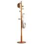 Moolo Coat Rack,Modern Minimalist Home Floor-Standing Solid Wood Hanger Bedroom Creative Multifunction Clothes Storage Rack