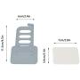 Jeffergarden Clothes Hanger Wall Mounted 4Hole Clothes Dryer Punch-Free Adhesive Laundry Rack for Jacket Coat Scarf Hat Leash Keys(Grey)