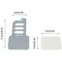 Jeffergarden Clothes Hanger Wall Mounted 4Hole Clothes Dryer Punch-Free Adhesive Laundry Rack for Jacket Coat Scarf Hat Leash Keys(Grey)