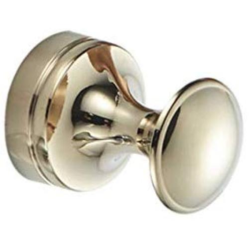 LIOOBO Brass Wall Hook Decorative Robe Coat Hook Bathroom Towel Hanger Closet Clothes Hat Hanging Rack for Kitchen Home (Golden)