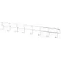 uxcell Household Bathroom Stainless Steel 8 Hooks Towel Holder Clothes Hanger Rack uxcell Household Bathroom Stainless Steel 8 Hooks Towel Holder Clothes Hanger Rack