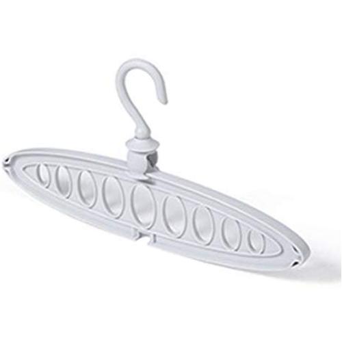 Space-Saving Hangers, 10 9-Hole Magic Finishing Hangers, Foldable Hangers, Rotating Anti-Slip Multi-Function Hangers,Gray Space-Saving Hangers, 10 9-Hole Magic Finishing Hangers, Foldable Hangers, Rotating Anti-Slip Multi-Function Hangers,Gray