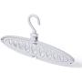 Space-Saving Hangers, 10 9-Hole Magic Finishing Hangers, Foldable Hangers, Rotating Anti-Slip Multi-Function Hangers,Gray Space-Saving Hangers, 10 9-Hole Magic Finishing Hangers, Foldable Hangers, Rotating Anti-Slip Multi-Function Hangers,Gray