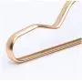 10pcs Random Color Cloth Hanger Durable Antideformation Aluminium Alloy Closet Adult Skirt Dress Clothing Towel Storage Rack Closet Space Saver