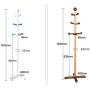 Y.H.Valuable Coat Racks Standing Coat Rack Wooden Hooks Clothes Stand Tree Stylish Wooden Hat Coat Rail Stand Rack Clothes Jacket Storage Hanger Organiser Entryway Furniture (Color : Natural) Y.H.Valuable Coat Racks Standing Coat Rack Wooden Hooks Clothes Stand Tree Stylish Wooden Hat Coat Rail Stand Rack Clothes Jacket Storage Hanger Organiser Entryway Furniture (Color : Natural)