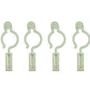 sontakukou Anti-Slip S-Shaped Clothes Clip with Latch Hanger Clips Hooks Clothesline-Fixed Windproof Hanger Set of 4PCS Green (8)