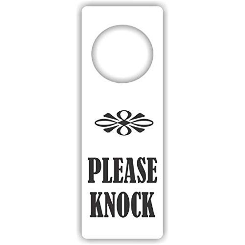 MySigncraft Please Knock - Door Hanger sign