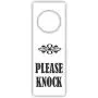 MySigncraft Please Knock - Door Hanger sign MySigncraft Please Knock - Door Hanger sign