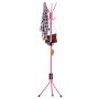 DERTHWER Coat Rack Coat Rack Hat Stand Free Standing Display Hall Tree Metal Hat Hanger Garment Storage Holder with 10 Hooks for Clothes Hats Suitable for All Kinds of Decoration Styles