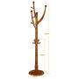 JAD@ Floor Solid Wood Hangers European Living Room Clothes Rack Simple Assembly Clothes Rack Rack (Color : Green)