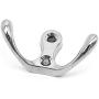 Wall Hooks, 2pcs Antique Wall Door Hooks Bedroom Bath Clothes Towel Zinc Alloy Hanger - Silver