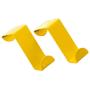 Best Design Z Shaped Reversible Clothes Hanging Hooks 2 Stainless Steel Over The Door, Hooks for Hanging - Stainless Steel Hangers, Wall Mount Clothes Hooks, Stainless Steel Clothes Hangers