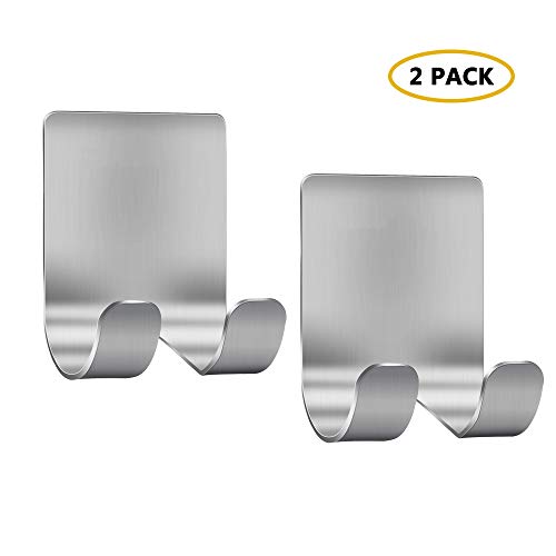 Razor Holder Shaver Hook Hanger Stand(2 Pack) Self Adhesive Stainless Steel Heavy Duty Utility Storage Hook,Shower Hook for Razor,Bathroom Kitchen Organizer for Plug Robe Towel Loofah Bathrobe Coat Razor Holder Shaver Hook Hanger Stand(2 Pack) Self Adhesive Stainless Steel Heavy Duty Utility Storage Hook,Shower Hook for Razor,Bathroom Kitchen Organizer for Plug Robe Towel Loofah Bathrobe Coat