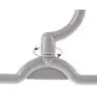 Dasior 4 Pcs Plastic Multi-Layer Trousers Hanging Rack Holder, Rotatable Non Slip Closet Hangers Space Saver for Pants Clothes Scarf Storage Beige
