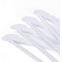 Better to U Solid Wooden Suit and Dress Clothes Hangers with Bar, with Chrome Hook, White Smooth Finished (20 Pack)