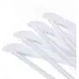 Better to U Solid Wooden Suit and Dress Clothes Hangers with Bar, with Chrome Hook, White Smooth Finished (20 Pack)