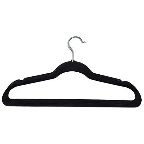 CWY 100 pcs Velvet Clothes Suit/Shirt/Pants Hangers Only by eight24hours CWY 100 pcs Velvet Clothes Suit/Shirt/Pants Hangers Only by eight24hours