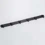Jili Online Oil Rubbed Bronze Wall Mount Row Coat Clothes Hanger Bath Towel Hook - Black, 6 Hooks Jili Online Oil Rubbed Bronze Wall Mount Row Coat Clothes Hanger Bath Towel Hook - Black, 6 Hooks