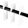 Juvale 60-Pack White Blank Rectangle Hanger Dividers for Clothing Racks, Home, and Closet, 5 x 2 Inches