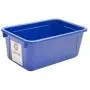 Storex Small Cubby Bin, Blue, Pink and Turquoise, 5-Pack
