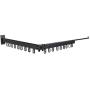 Yagaga Wall Mounted Clothes Dry Racks, Multi-Function Expandable Drying Rack Hanger 360 Degree Rotating for Bathroom Balcony and Bedroom (Black) Yagaga Wall Mounted Clothes Dry Racks, Multi-Function Expandable Drying Rack Hanger 360 Degree Rotating for Bathroom Balcony and Bedroom (Black)