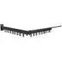 Yagaga Wall Mounted Clothes Dry Racks, Multi-Function Expandable Drying Rack Hanger 360 Degree Rotating for Bathroom Balcony and Bedroom (Black)