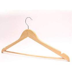 Yuqianjin Wooden Suit Hangers, Space Saving Clothes Hangers 10-Pack (Color : 5pcs)