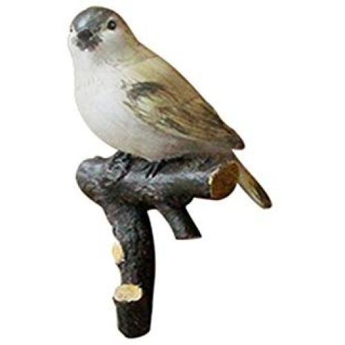 Creative Retro Bird Hooks Wall Hanger for Bag Key Clothes Bathroom Kitchen Towel Holder Wall Mount Resin Hanger Rack Decoration Wedding Gift (B)