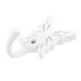 Dophee 1Pc 2.2" x 1.38" Nordic Simple White Butterfly Wall Door Hooks Hanger Holders for Clothes Coat Hat