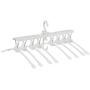 WINOMO Rotary Folding Clothes Hanger Foldable Hangers Hook Anti-Skid Drying Racks
