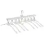 WINOMO Rotary Folding Clothes Hanger Foldable Hangers Hook Anti-Skid Drying Racks