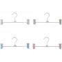 10pcs Random Color Windproof Clothes Hanger with Clothespin Laundry Socks Gloves Hanging Rack Outdoor Hanger Drying Racks