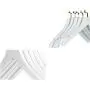 Iddefee Clothes Hanger Adult Hangers Non-Slip Wooden Collection for Everyday Standard Use Clothing Hangers Suit Clothes Hangers 20 Pack White for Home Pants Hangers (Color : White, Size : 38x24cm)
