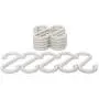Multi Purpose Plastic S Shaped Hook Pack of 15 Multi Purpose Plastic S Shaped Hook Pack of 15