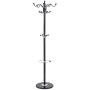 Pastel Coat Rack Stand Hat Tree Hanger Holder Clothes Metal 15 Hooks Jacket Umbrella Hall Floor Entryway Organizer Free Stand Marble Base