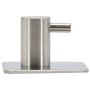 1 PC Bathroom Storage Sticker Stainless Steel Hooks Wall Door Cloth Coat Hat Hanger Kitchen Bathroom Towel Hooks