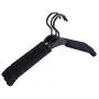 10Pcs Colorful Anti-Slip Sponge Padded Plastic Hanger for Clothes Coats Shirts Pants Random Color