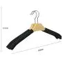 10pcs Random Color Durable Solid Wood Clothes Hanger Sponge Household Shops Laundry Holder 10pcs Random Color Durable Solid Wood Clothes Hanger Sponge Household Shops Laundry Holder