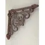 2 Pack Ornate Cast Iron Farmhouse Fleur de lis Antique Style Brown/Black Shelf Bracket & Plant Hanger Perfect for Shelves Around The House 1.5-Inch x 7.5-Inch x 7.5-Inch CI152 2 Pack Ornate Cast Iron Farmhouse Fleur de lis Antique Style Brown/Black Shelf Bracket & Plant Hanger Perfect for Shelves Around The House 1.5-Inch x 7.5-Inch x 7.5-Inch CI152