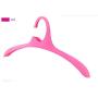 10pcs Random Color Strong Anti-Slip Plastic Hanger for Clothes,Arched Design