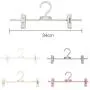 10pcs Random Color Multifunction Plastic Non-Slip Clothes Hanger Skirt Kid Clothes Stand Colorful Clothes Hanger for Baby Child