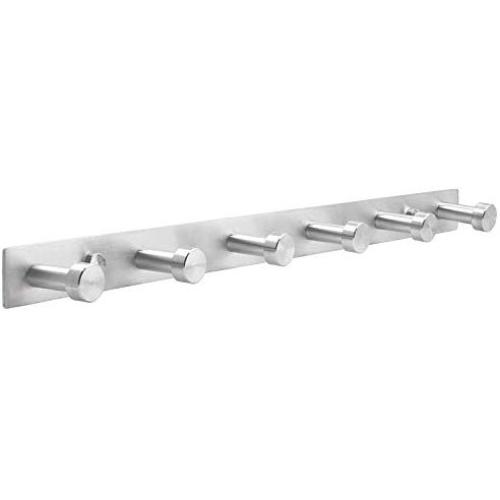 BAOEF Coat Hook,Iron Hanger Rack for Dog Pet Leash, Hats, Keys, Bath Towels, Robe, Clothes Wall Mount Closet Clothing Bathroom Garage Home Organization Storage,RCL-1900-YG06-1