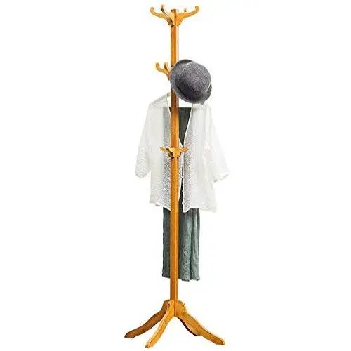 Home Decor Wooden Coat Rack Stand 12 Hooks Clothes Stand Tree Stylish Wooden Hat Coat Rail Stand Rack Clothes Jacket Storage Hanger Organiser Coat Hook Wall Rack Multipurpose Home Decor Wooden Coat Rack Stand 12 Hooks Clothes Stand Tree Stylish Wooden Hat Coat Rail Stand Rack Clothes Jacket Storage Hanger Organiser Coat Hook Wall Rack Multipurpose