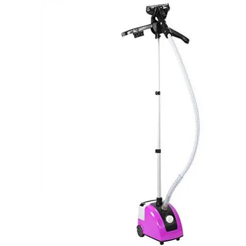 Ejoyous Garment Steamer with Stand, 1700W Heavy Duty Clothes Standing Fabric Steamer with 11 Steam Level, Fabric Brush, Garment Hanger, 1.7 Liters Water Tank and Adjustable Pole for Home Use - Purple Ejoyous Garment Steamer with Stand, 1700W Heavy Duty Clothes Standing Fabric Steamer with 11 Steam Level, Fabric Brush, Garment Hanger, 1.7 Liters Water Tank and Adjustable Pole for Home Use - Purple